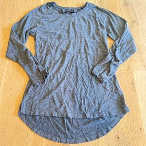 Prana Charcoal Long Sleeve Women's Tee